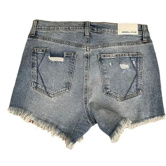 Kendall & Kylie the Icon Short Womens High Rise Blend Denim Blue SZ 7/28 # 1186 - Picture 4 of 15